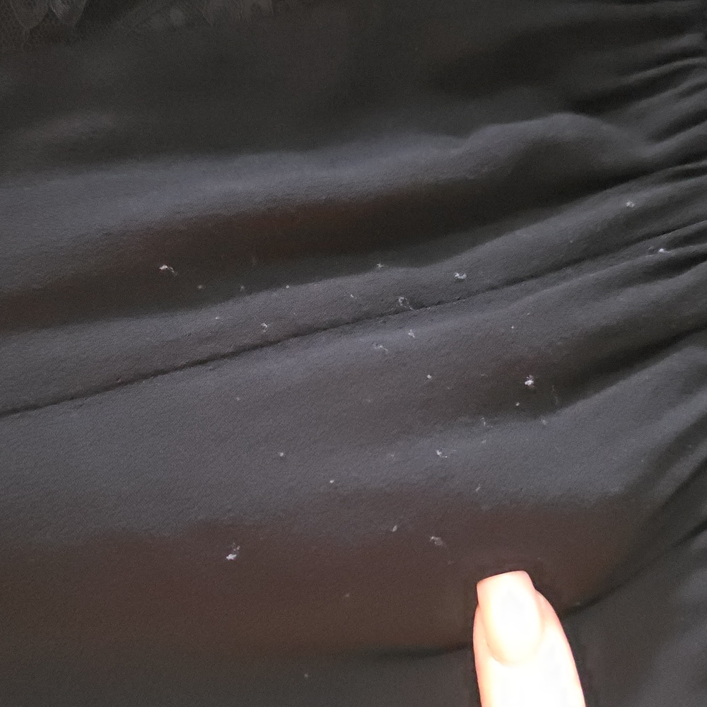 Torrid Maxi Gauze Lace Inset Hi-Low Dress – Deep Black | Size 4 - Picture 5 of 14